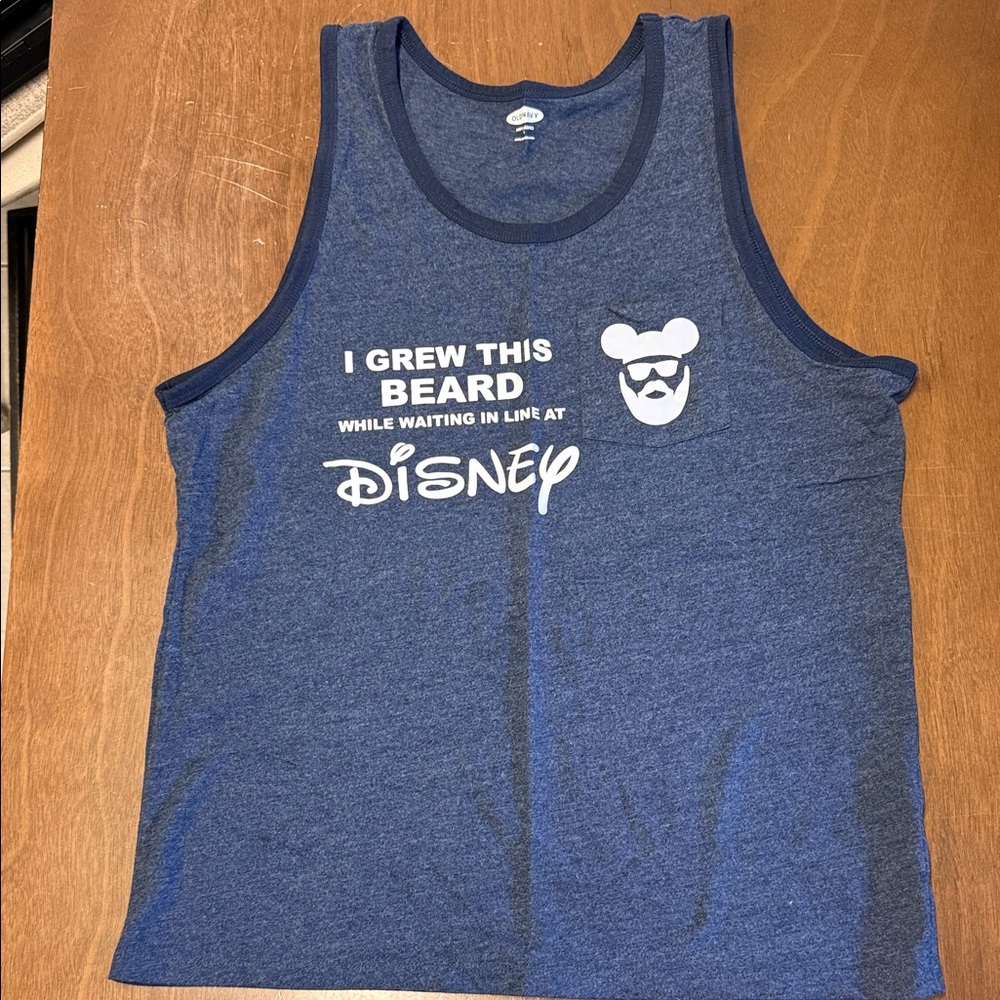 Disney Navy Tank Top with Fun Graphic